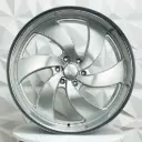 RIN 22X11 6-139.7 R1 SPORT 667R SILVER MILLING MACHINE LIP ET0 CB78.1