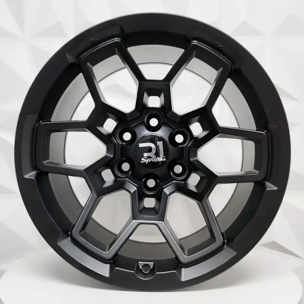 RIN 18X10 6-139.7 R1 SPORT 8354 MATE BLACK ET-44 CB106.1