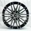 RIN 16X7 5-100 R1 SPORT 615 BLACK MACHINE FACE ET35 CB73.1