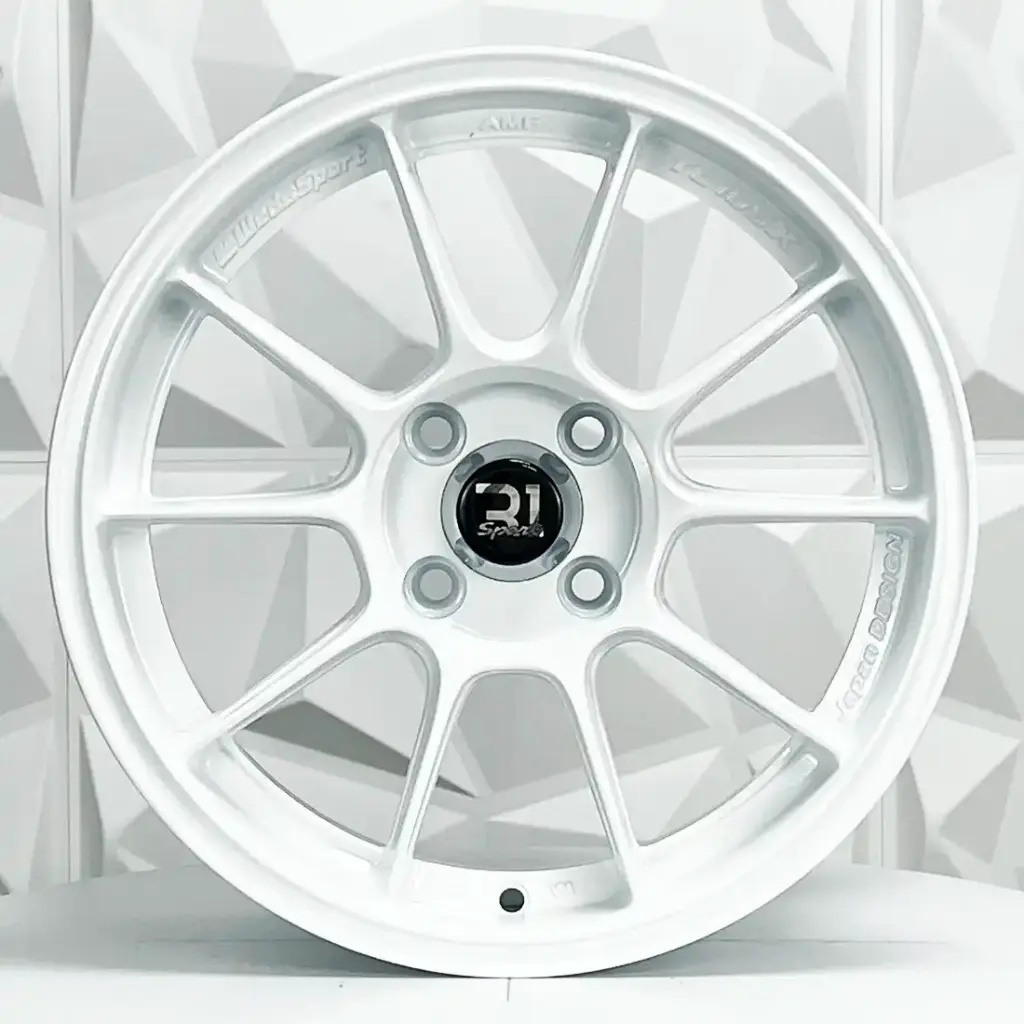 RIN 15X7 4-100 R1 SPORT DX133 WHITE ET33 CB73.1