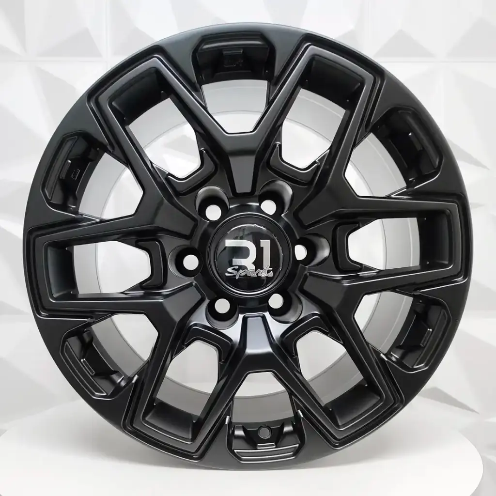 RIN 20X9 6-139.7 R1 SPORT QC2032 MATT BLACK ET15 CB106.1